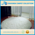 white round velvet microfiber soft shaggy carpet for kids home